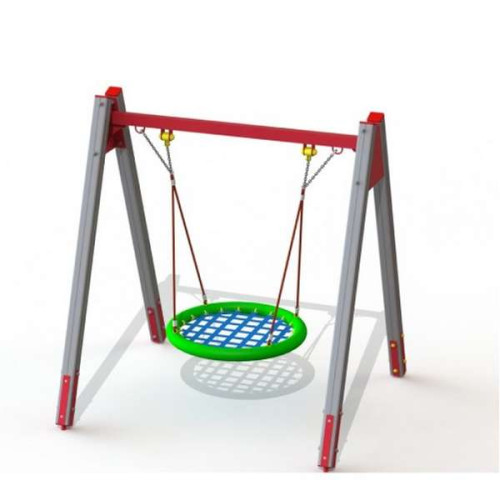 Качель подвесная на цепях в виде гнезда Качель подвесная на цепях в виде гнезда