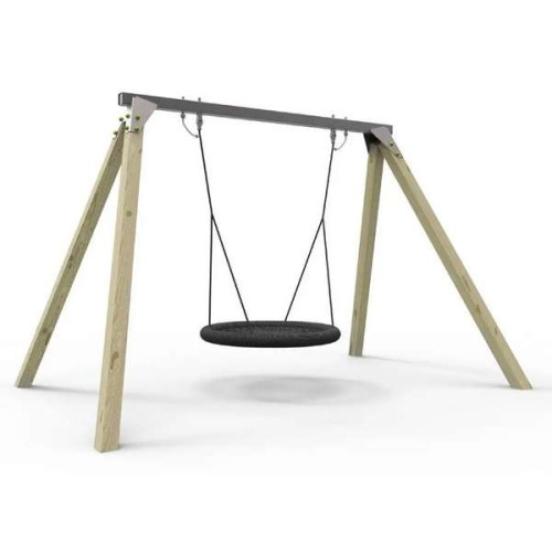 Конструкция детские качели с гнездом 120 см на металлической балке