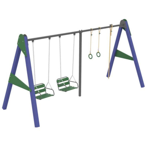 Детская качеля уличная Виола из дерева