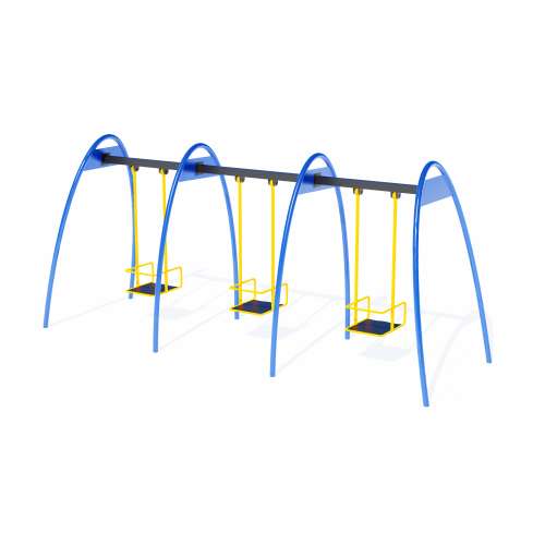 Детские уличные качели тройные СГ-008 ✅ хорошие характеристики Детские уличные качели тройные СГ-008 ✅ хорошие характеристики