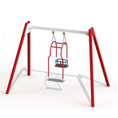 Качеля для мамы с ребенком на площадку