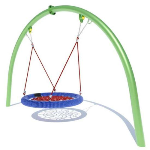 Качель подвесная на цепях Гнездо детская металлическая на площадку Качель подвесная на цепях Гнездо детская металлическая на площадку