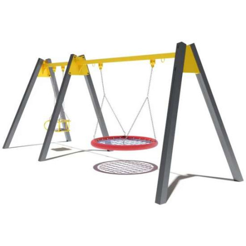 Современная Качеля двойная подвесная и гнездо