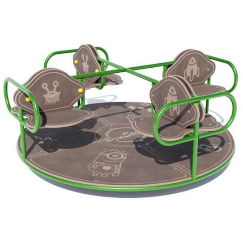 Детская карусель Большая уличная на 6 детей Детская карусель Большая уличная на 6 детей