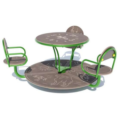 Карусель "Классик" с рулем на 3 человека Карусель "Классик" с рулем на 3 человека