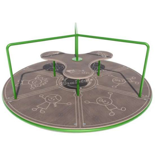 Карусель детская уличная Карлсон hdpe на игровую площадку