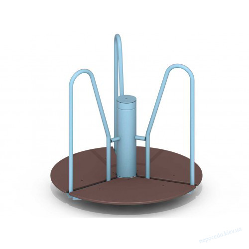 Детская качель карусель малая K24 голубая Детская качель карусель малая K24 голубая