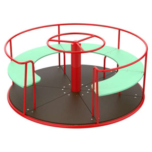 Карусель детская металлическая на площадку Circle с рулем ✅ хорошие характеристики Карусель детская металлическая на площадку Circle с рулем ✅ хорошие характеристики