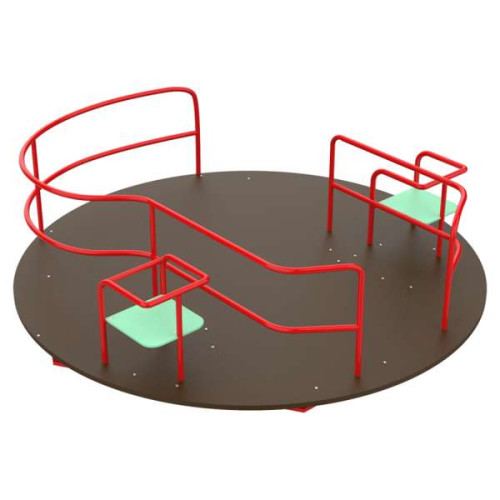 Оберталка дитяча карусель у парк, колір на вибір