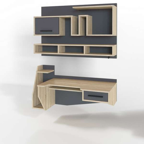 Комп'ютерний стіл з полицями Стиль-12 довжина 110см