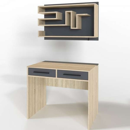 Небольшой Компьютерный стол с полками Стиль-2 дл. 90см