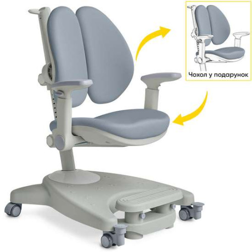 Детское регулируемое кресло Supra Duo Plus с двойной спинкой