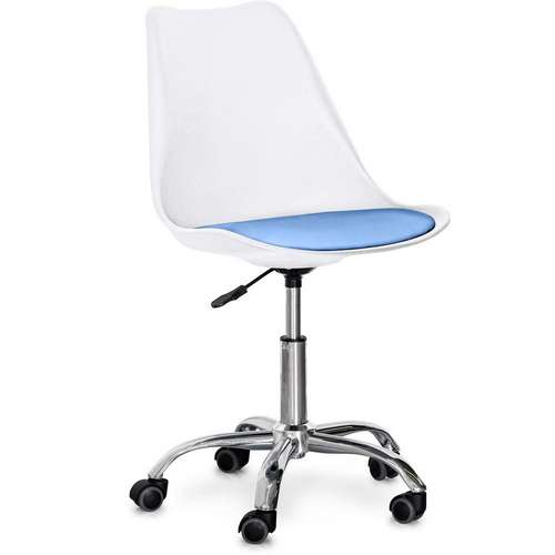 Детское кресло Capri White/Blue на колесах