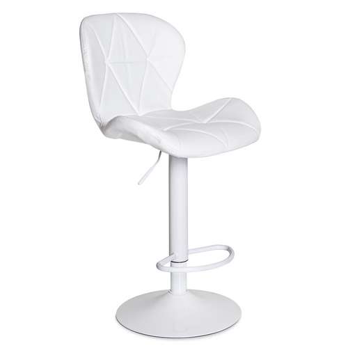 Детское кресло Hommex Martini регулируемое по высоте белого цвета на белой ножке