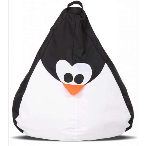 Кресло мешок детское Пингвин черный оксфорд