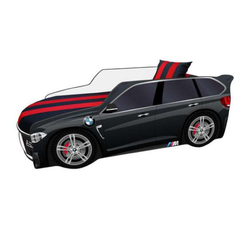 Кровать машина чёрная bmw мебель для мальчика