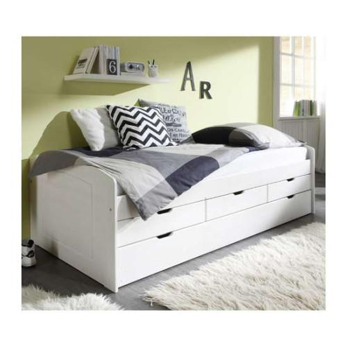 Детская кроватка с дополнительным спальным местом+ящики