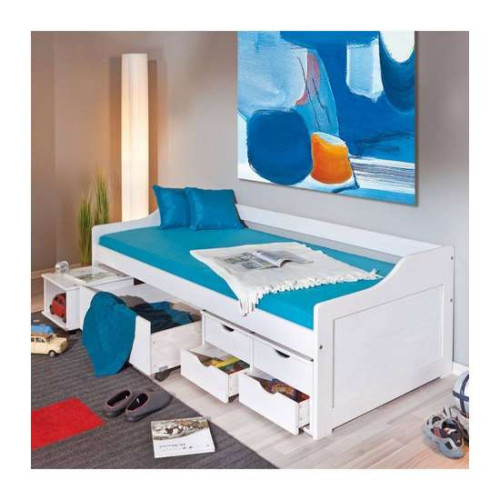 Детская кровать-диван односпальная с выдвижными ящиками