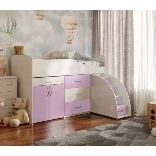 Дитяче компактне ліжко трансформер Бед-Рум 5 (лаванда)