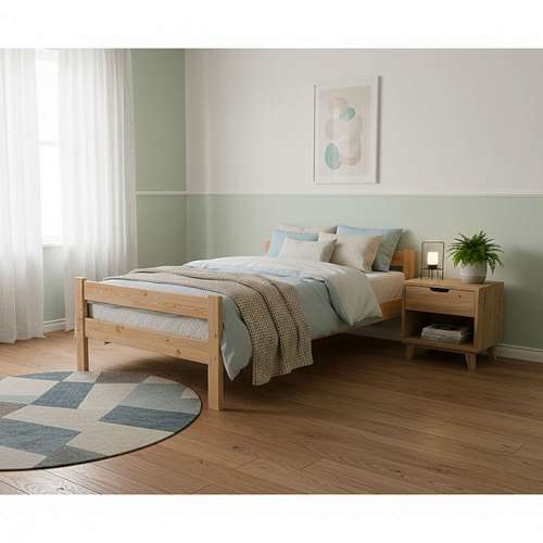 Детская кроватка из натурального дерева 80х160 сосна