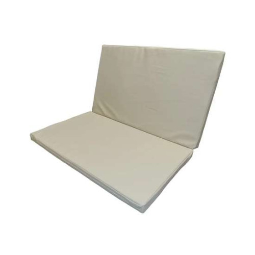 Мат дитячий гімнастичний складаний подвійний 200х200х5 см з пінополіуретан ПВХ різнокольоровий