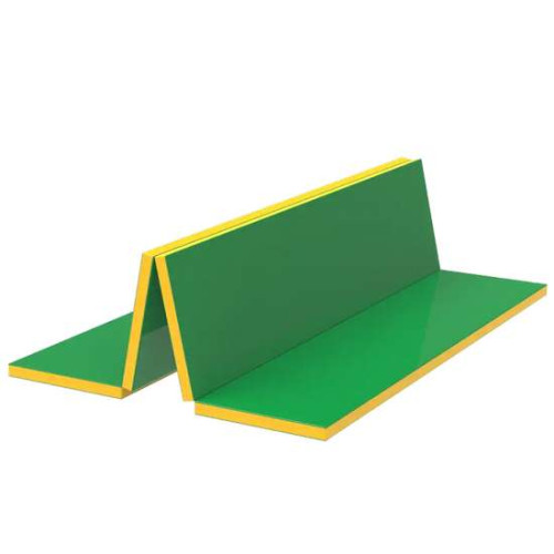 Cкладаний дитячий мат із 4 частин 400х100х10 см з пінополіуретан ПВХ різнокольоровий