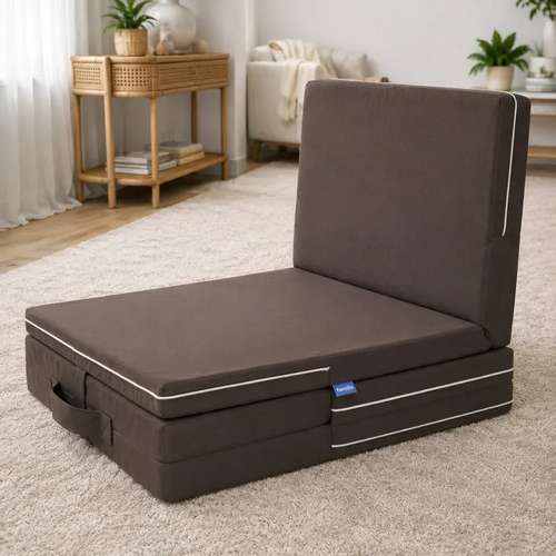 Матрац-трансформер для укриття або на підлогу Flex Fold Transform Collection 70x200х7 см коричневий Матрац-трансформер для укриття або на підлогу Flex Fold Transform Collection 70x200х7 см коричневий