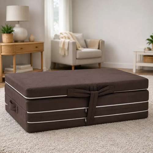 Матрац-трансформер для укриття або на підлогу Flex Fold Transform Collection 70x200х7 см коричневий купити за ціною 3 439 грн. Матрац-трансформер для укриття або на підлогу Flex Fold Transform Collection 70x200х7 см коричневий купити за ціною 3 439 грн. фото1