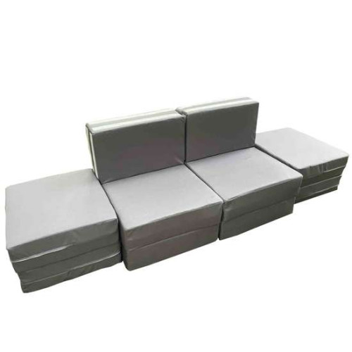 Бескаркасный набор Диван-кровать из мебельной ткани