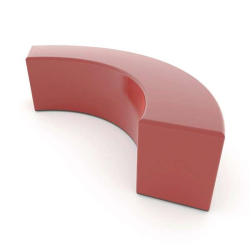 Мягкий пуф гнутый в развивающие учреждения