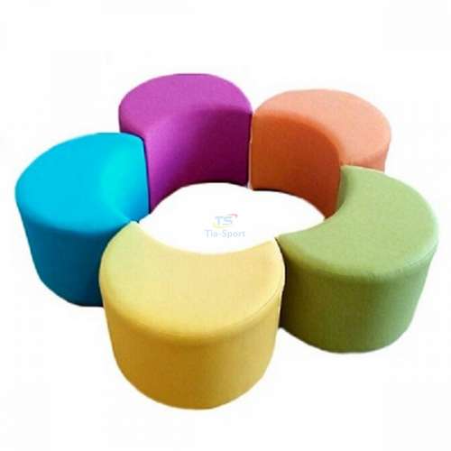 Комплект детских пуфов Радуга