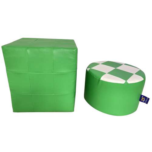 Комплект каркасных пуфов Токио и Шахматка 40х35 см