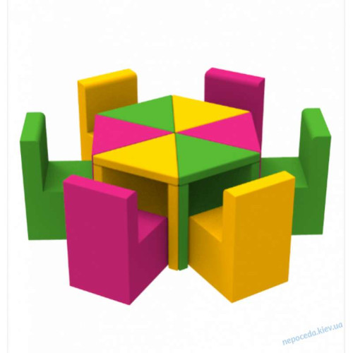 Дитячий комплект ігрової меблів Цвєтік купити за ціною 16 350 грн. Дитячий комплект ігрової меблів Цвєтік купити за ціною 16 350 грн.