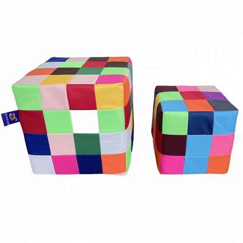 Пуф каркасный Мозаика Оксфорд 40х38х38 см