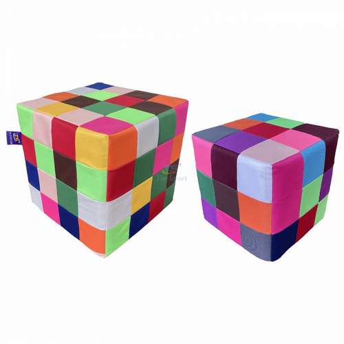 Пуф каркасный Мозаика Велюр 30х28х28 см