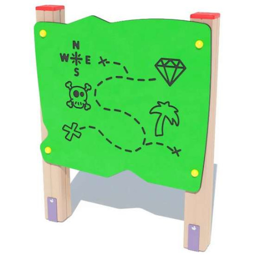 Игровой элемент Логика Карта сокровищ развивающий на площадку