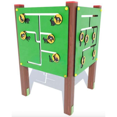 Игровая интерактивная панель Зверюшки на площадку