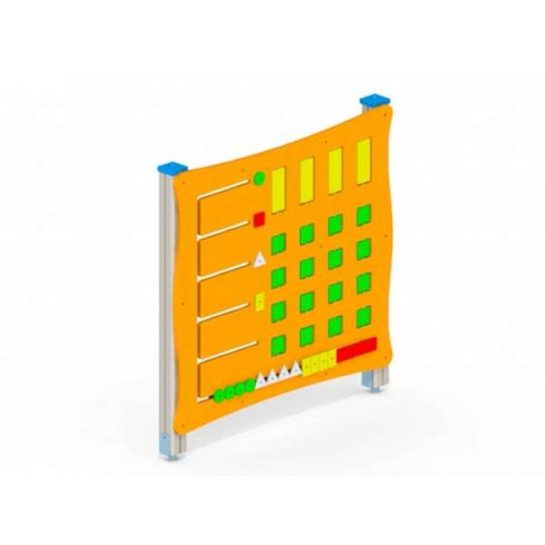 Развивающий игровая панель Геометрические фигуры детская на площадку