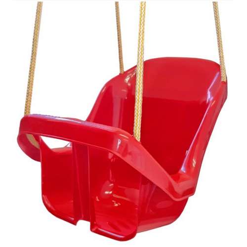 Сидение для качелей красное пластиковое