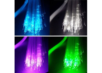 Световое оптоволокно и шторы