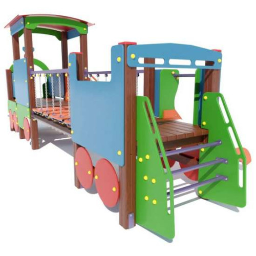 Паровоз дитячий ігровий з гіркою (великий) купити за ціною 137 973 грн. Паровоз дитячий ігровий з гіркою (великий) купити за ціною 137 973 грн.