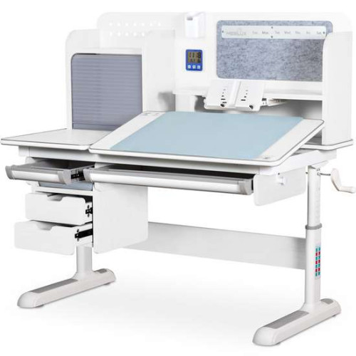 Стол-парта детский регулируемый Winnipeg Multicolor Plus серый с тумбой