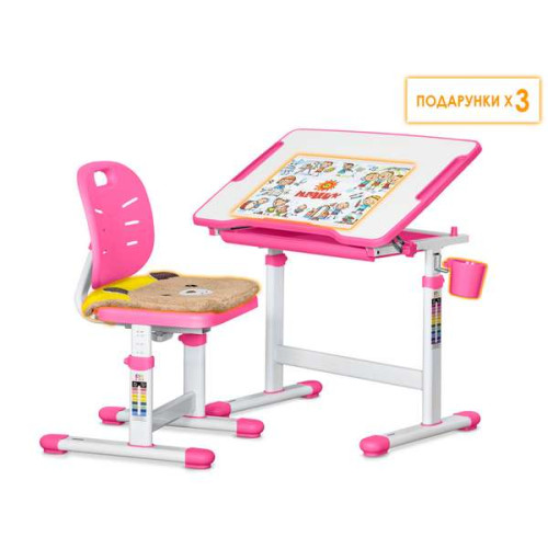 Детский комплект парта и стул Evo-kids Evo-06 Ergo девочке