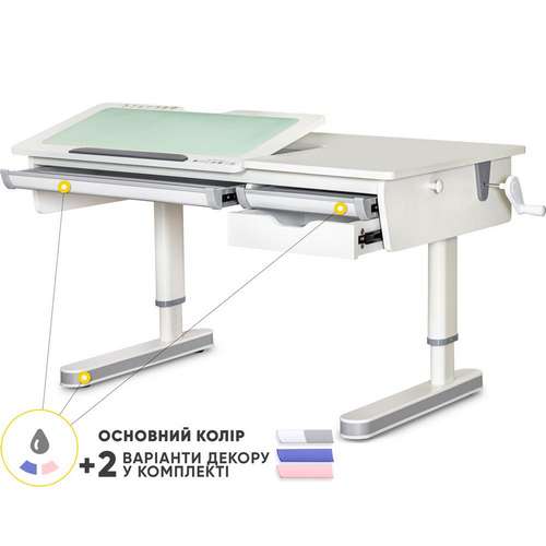 Детский стол Montreal 2 Multicolor Lite серый