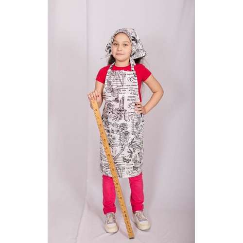 Набор для трудов для девочек Трудовичок (фартук, платок) 8-12 р.