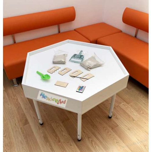 Детский стол для рисования песком с подсветкой, песком и с телескопическими ножками