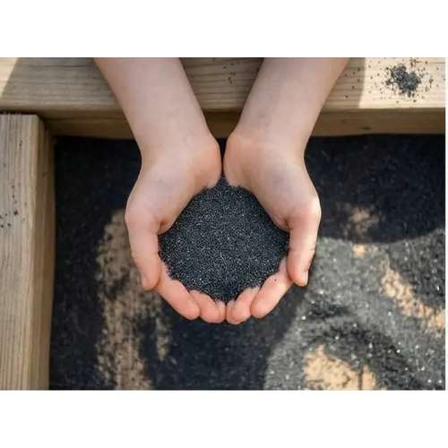 Песок для песочной терапии и цветной анимации Черный