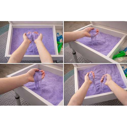 Песок цветной для песочной терапии и анимации Сиреневый