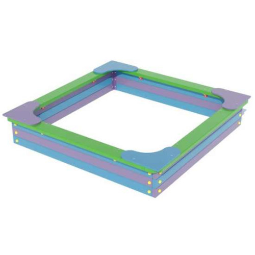 Пісочниця середня з кутовими сидіннями Пісочниця середня з кутовими сидіннями