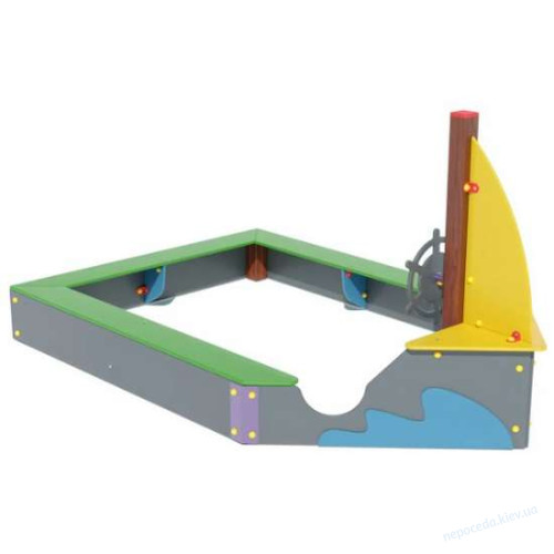Дитяча пісочниця "Човник" на майданчик